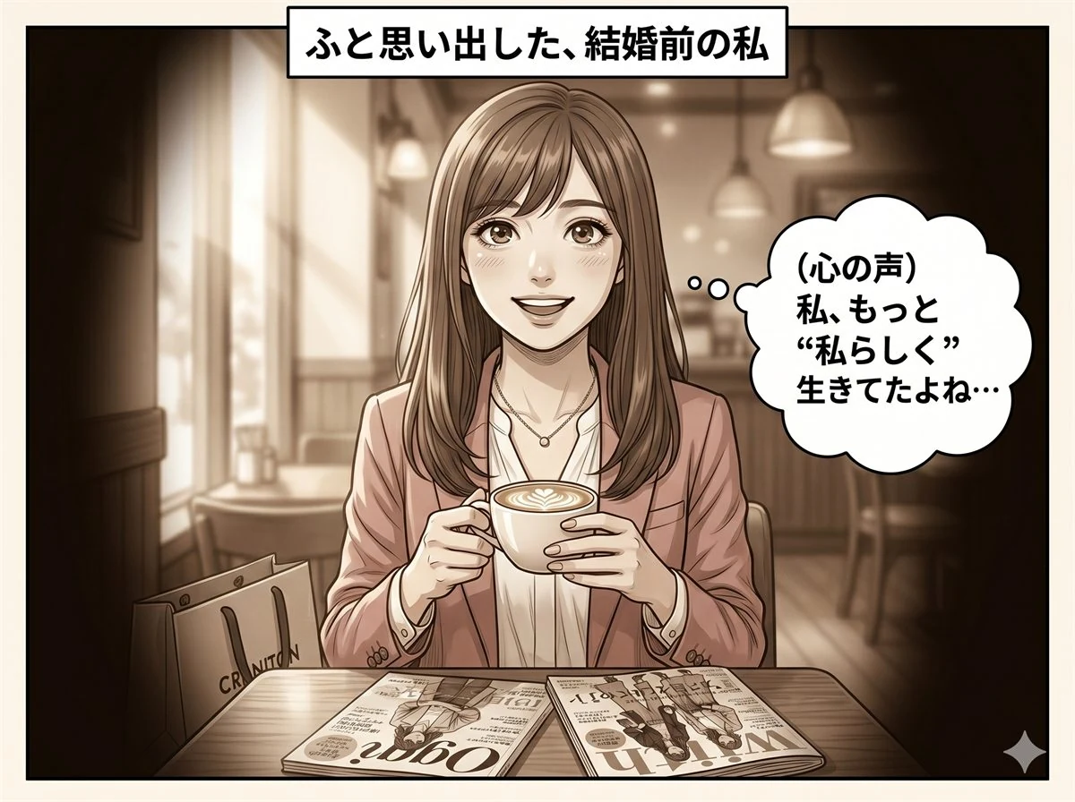 コマ4: OL時代の回想