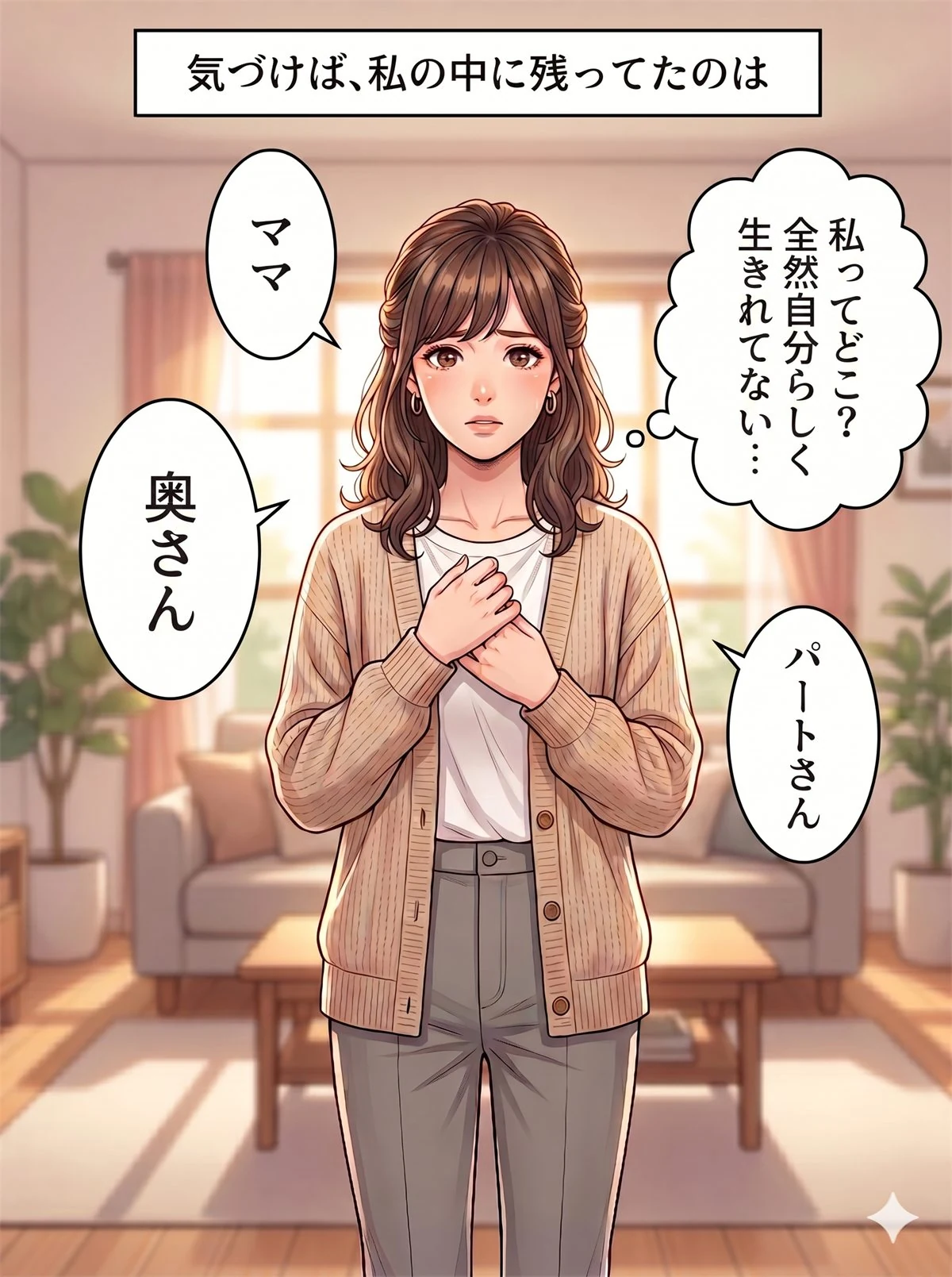 コマ5: 3つの役割