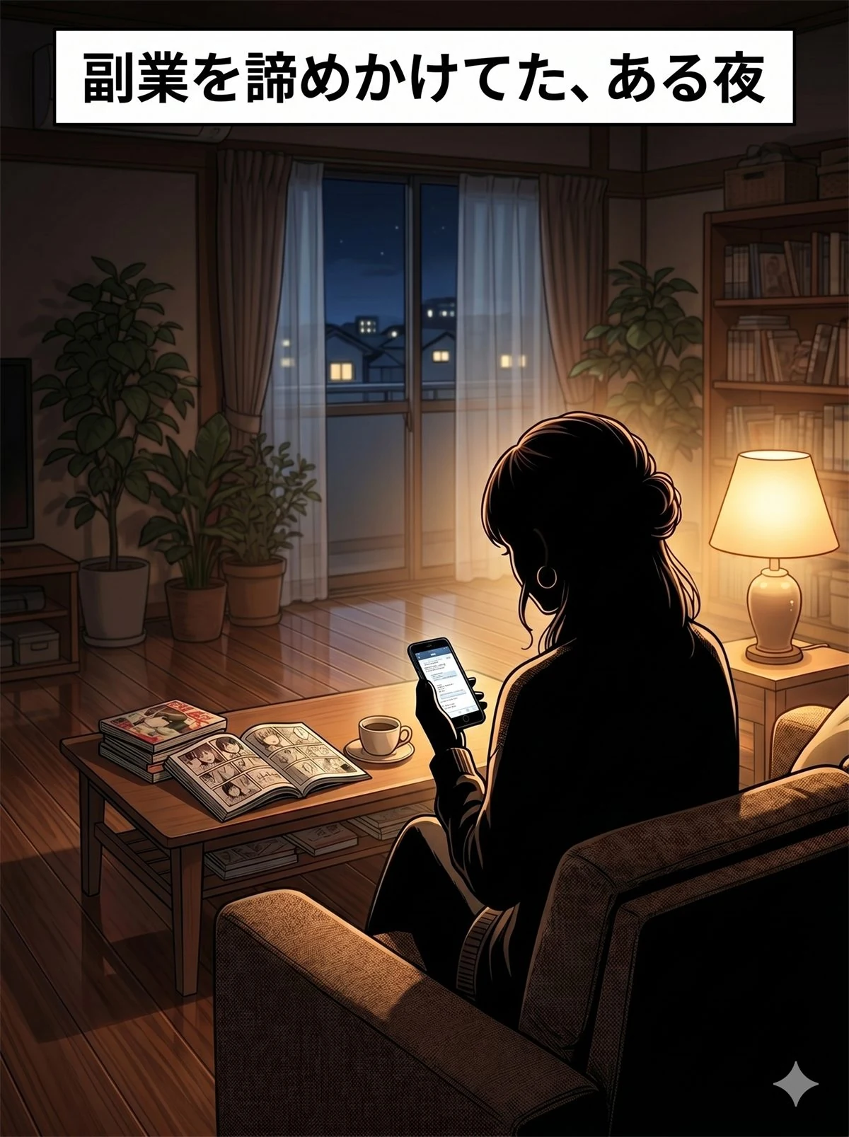 コマ11: 夜のIG