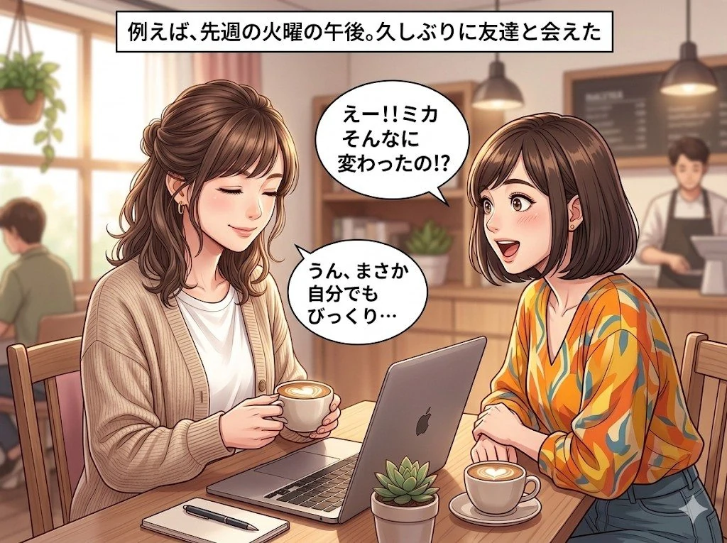 コマ22: カフェ作業