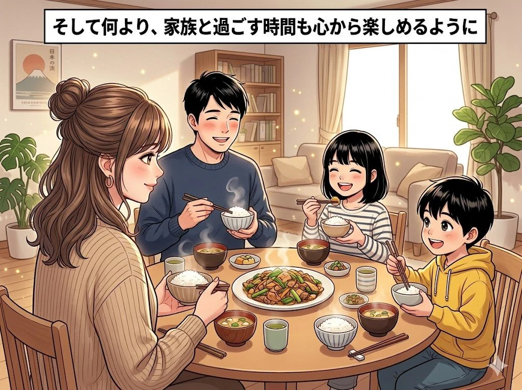 コマ30: 家族の食卓
